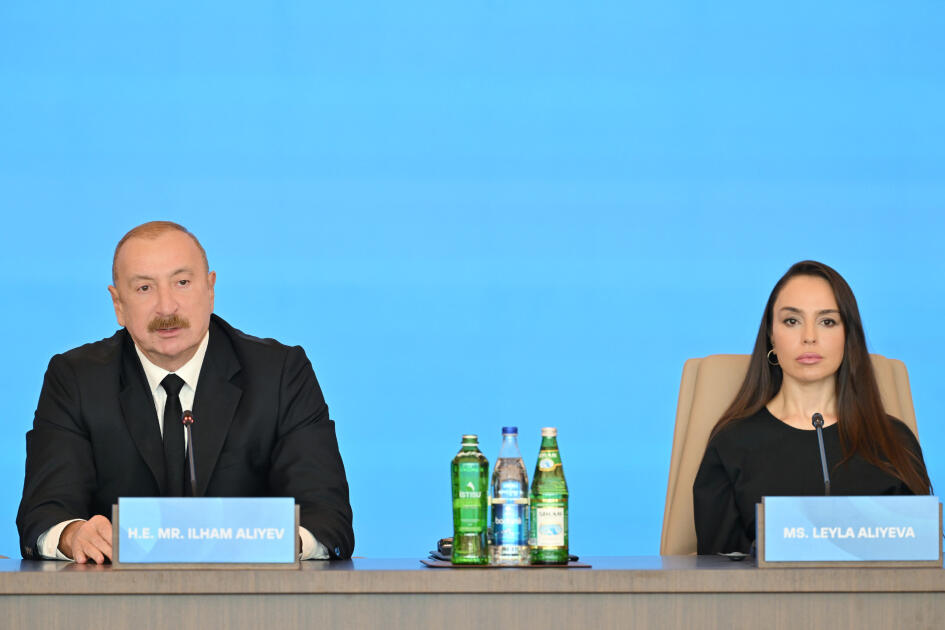 Prezident İlham Əliyev VII Ümumdünya Mədəniyyətlərarası Dialoq Forumunun açılışında çıxış edib