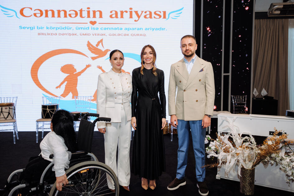 Leyla Əliyeva və Arzu Əliyeva “Cənnətin ariyası” adlı layihə çərçivəsində təqdim olunan konsertdə iştirak ediblər