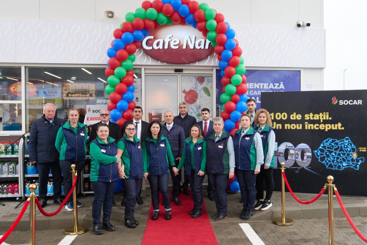 SOCAR открыла 100-ю автозаправочную станцию в Румынии