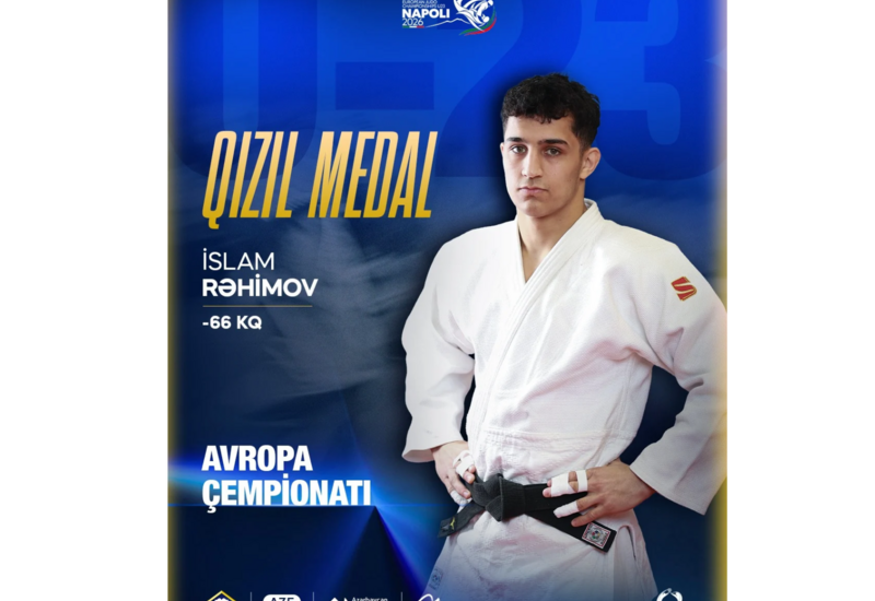 Азербайджанский дзюдоист завоевал золото на чемпионате Европы