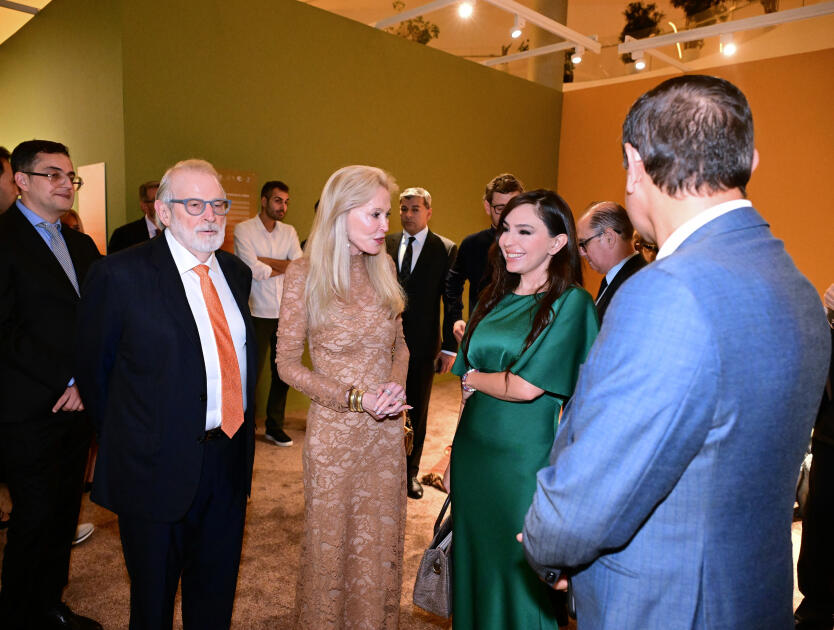 Heydər Əliyev Fondunun vitse-prezidenti Leyla Əliyeva və Alyona Əliyeva “Art Weekend”in rəsmi açılışında iştirak ediblər