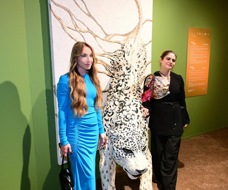 Heydər Əliyev Fondunun vitse-prezidenti Leyla Əliyeva və Alyona Əliyeva “Art Weekend”in rəsmi açılışında iştirak ediblər