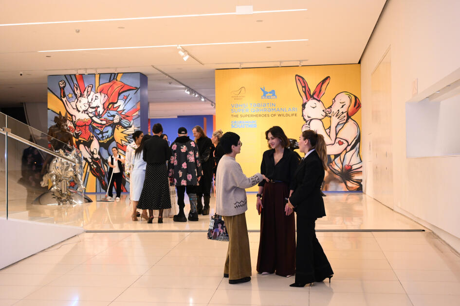 Heydər Əliyev Fondunun vitse-prezidenti Leyla Əliyeva və Alyona Əliyeva “Art Weekend”in rəsmi açılışında iştirak ediblər
