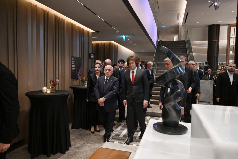 Azərbaycanın və Gürcüstanın Baş nazirləri “ART Riverfront Hotel Tbilisi”nin açılışında iştirak ediblər