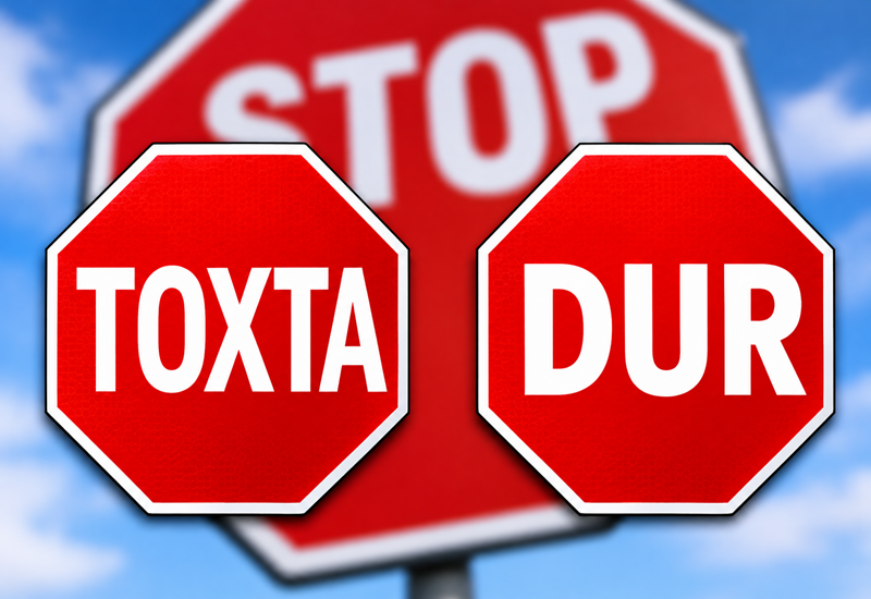 В Азербайджане предложили заменить слово Stop на дорожных знаках