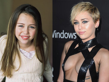 Из ангелочка в развратного демона: детские снимки Майли Сайрус - ФОТО