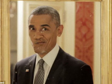 Видео с гримасничающим Обамой взрывает Интернет - ВИДЕО