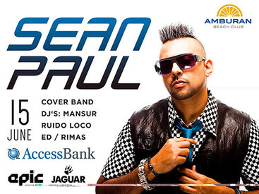 Обладатель премии "Грэмми" Sean Paul выступит в Amburan Beach Club - ФОТО - ВИДЕО