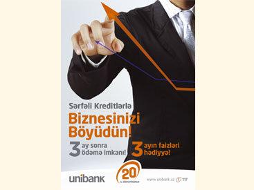 "Unibank" начал бизнес-кредитование на самых выгодных условиях