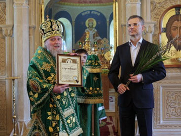 ФК "УРАЛСИБ" преподнесла в дар кафедральному собору Святых Жен-Мироносиц города Баку 12 колоколов - ФОТО