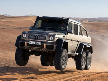 Немцы представили шестиколесный Mercedes-Benz G63 AMG 6x6 - ФОТО - ВИДЕО