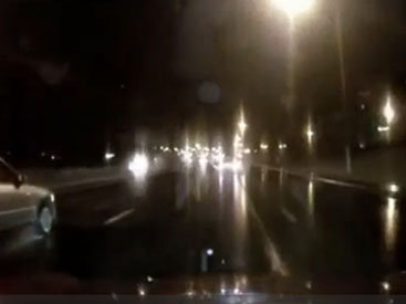 Audi врезался в "невидимое" ограждение - ВИДЕО