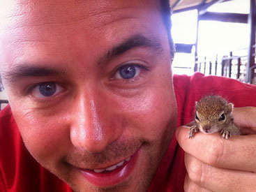 История бельчонка и режиссера: лучшие друзья - ФОТОСЕССИЯ