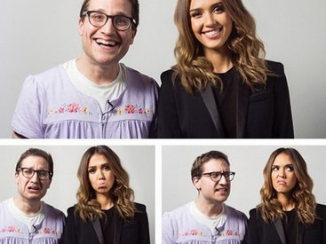 Звезды изображают радость, грусть и недоумение. У некоторых получается неплохо - ФОТОСЕССИЯ