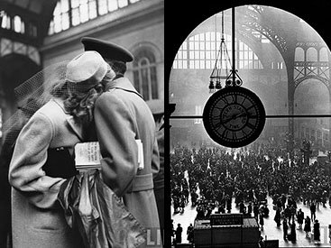 Прощание с возлюбленными. Пенсильванский вокзал. 1943 - ФОТОСЕССИЯ