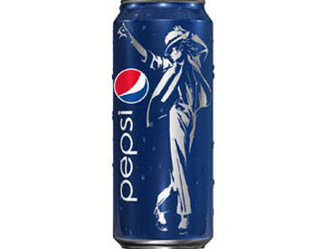 Pepsi выпустила коллекцию банок с силуэтом Майкла Джексона