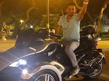 Müğənni Xəyyam "Bentley"dən sonra görün nədə əyləşdi - FOTO