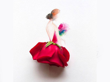 "Картинная галерея" Day.Az: Цветочные акварели - ФОТО