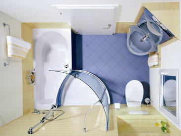 11 отличных идей для маленькой ванной комнаты - ФОТО