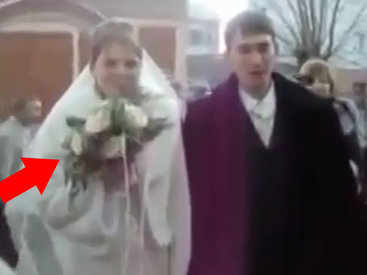 И смех, и грех: ужасный случай во время свадьбы - ВИДЕО
