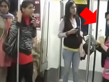 Вот так поступают с мужчинами, пристающими к женщинам в метро - ВИДЕО