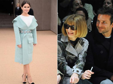 Гости на показе BURBERRY PRORSUM Осень-Зима 2014 на Неделе моды в Лондоне - ФОТО