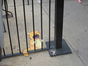 "Картинная галерея" Day.Az: Уличный художник Дэвид Зинн - ФОТО