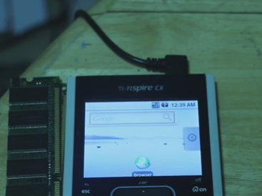 На калькуляторе запустили Android - ВИДЕО