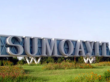 В Сумгайыте строится площадь Флага