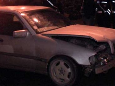 Avtovağzalda qəza: “Daewoo” ilə mikroavtobus toqquşdu