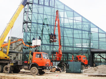 Новый вестибюль одной из станций бакинского метро почти готов – ФОТО