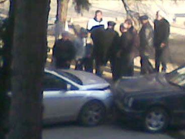 В Баку "Touareg" стал причиной столкновения нескольких автомобилей – ФОТО