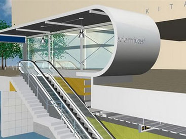 Станция метро "Эльмляр Академиясы" будет выглядеть так – ФОТО