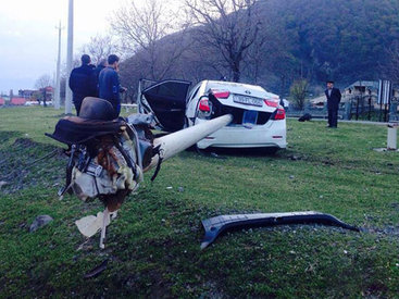 Polisin törətdiyi qəzanın təfərrüatları - FOTO
