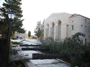 Külək iki rayonu viran elədi - YENİLƏNİB - FOTO