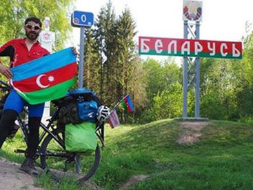Рамиль Зиядов велотур по Беларуси посвятил Дню Республики в Азербайджане - ФОТО