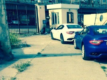 Bakıdakı "Maserati"lər cərimə meydançasında - FOTO