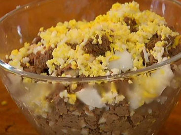 Рубленая куриная печень - Пошаговый рецепт - ФОТО