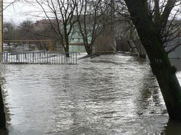 Загатальский район страдает от ливней