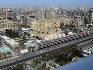 Гоночная трасса "Формулы-1" в Баку - ФОТО