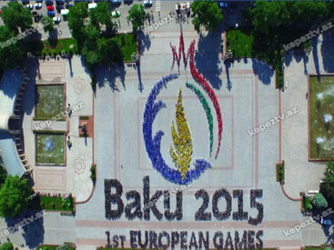 Gəncədən "Bakı 2015" Avropa Oyunları iştirakçılarına salam rekordu...