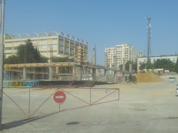 Для станции бакинского метро строится новый вестибюль – ФОТО