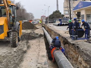 Улучшается водоснабжение двух микрорайонов Баку - ФОТО