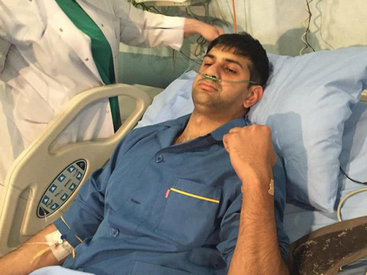 4 nəfəri yanğından xilas edən polisdən xəbər var - VİDEO