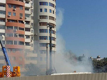 Bakıda yanğın - FOTO