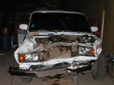 Xaçmazda "Vaz" "Niva"ya çırpıldı