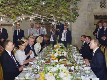 Состоялся совместный ужин Президента Ильхама Алиева с главами государств, правительств и высокопоставленными гостями–участниками церемонии открытия первых Евроигр - ФОТО
