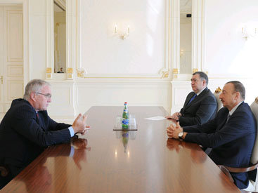 Президент Азербайджана принял главу Международного союза велосипедистов - ФОТО