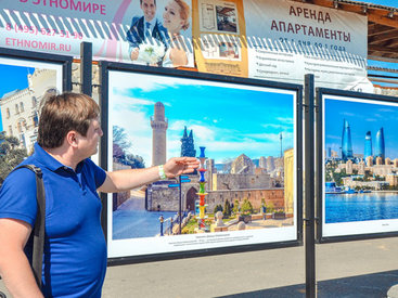 Передвижная выставка ближе знакомит россиян с Азербайджаном - ФОТО