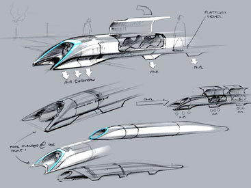 Представлен проект сверхбыстрого транспорта